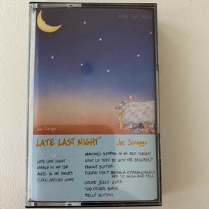 Joe Scruggs Late Last Night Cassette Shadow Play Records EX